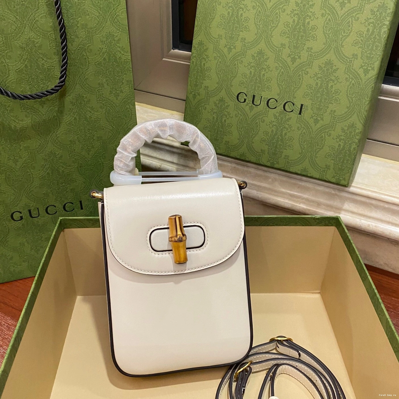 Firstbag ru Gucci handbag mini Bamboo 0713